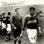 Spartak Moscow players after a hard game in the 1930s.